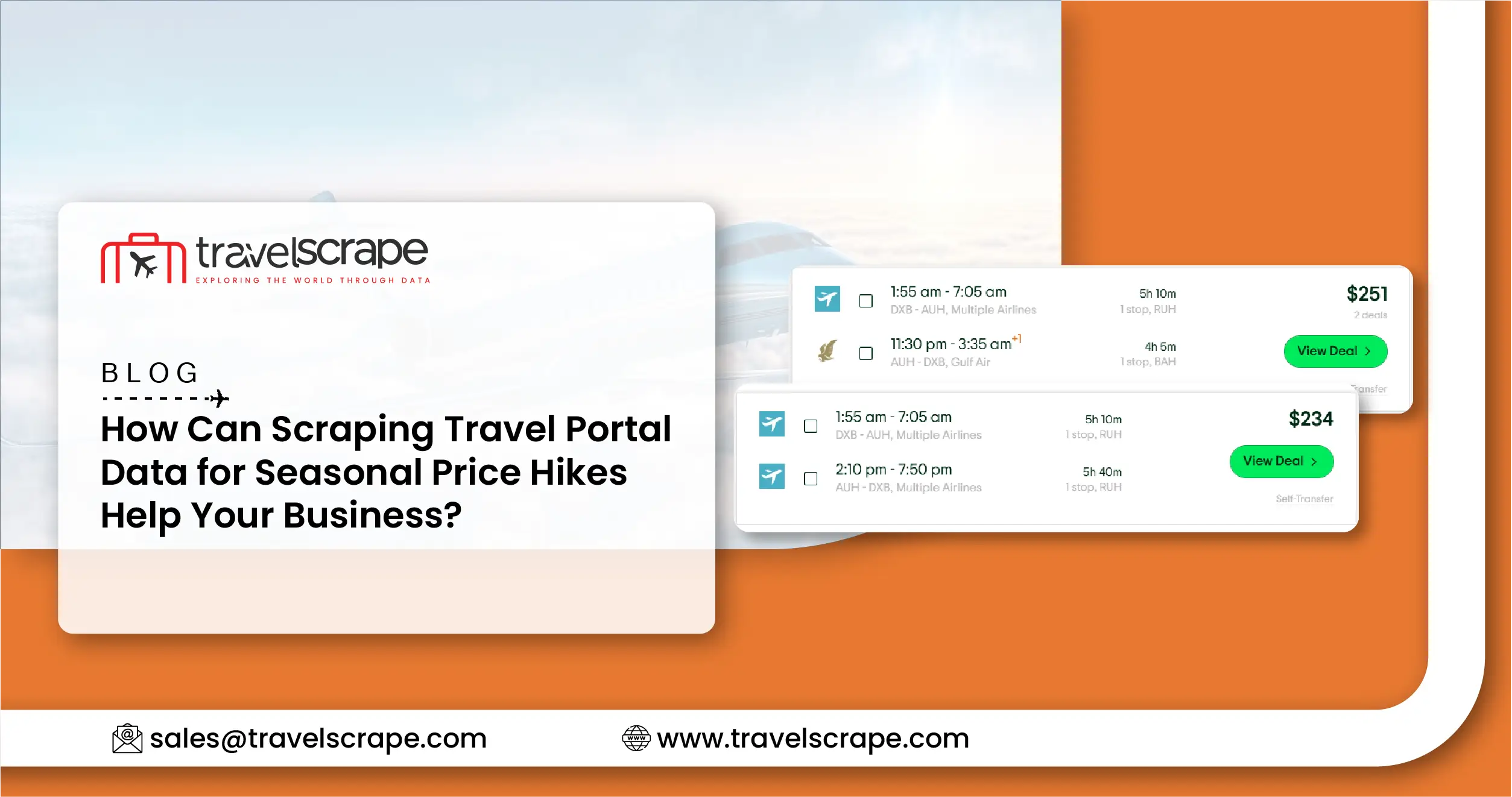 How Can Scraping Travel Portal Data for Seasonal Price Hikes Help Your Business? How Can Scraping Travel Portal Data for Seasonal Price Hikes Help Your Business?